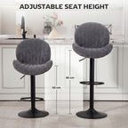 Adjustable Bar Stools for Kitchen Island - Set of 2
