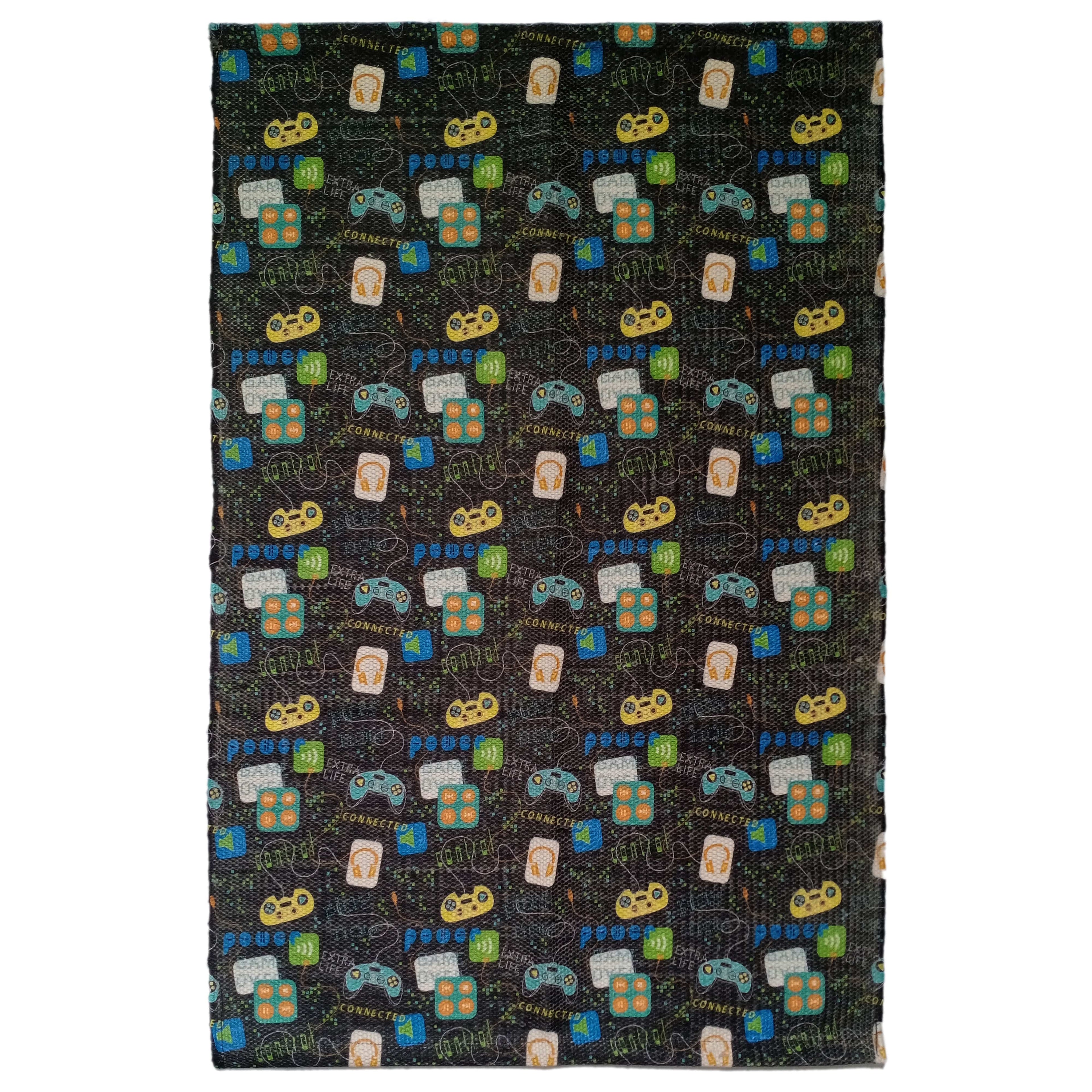 Gamer Print Non-Slip Soft Durable Floor Rug, Easy-Clean
