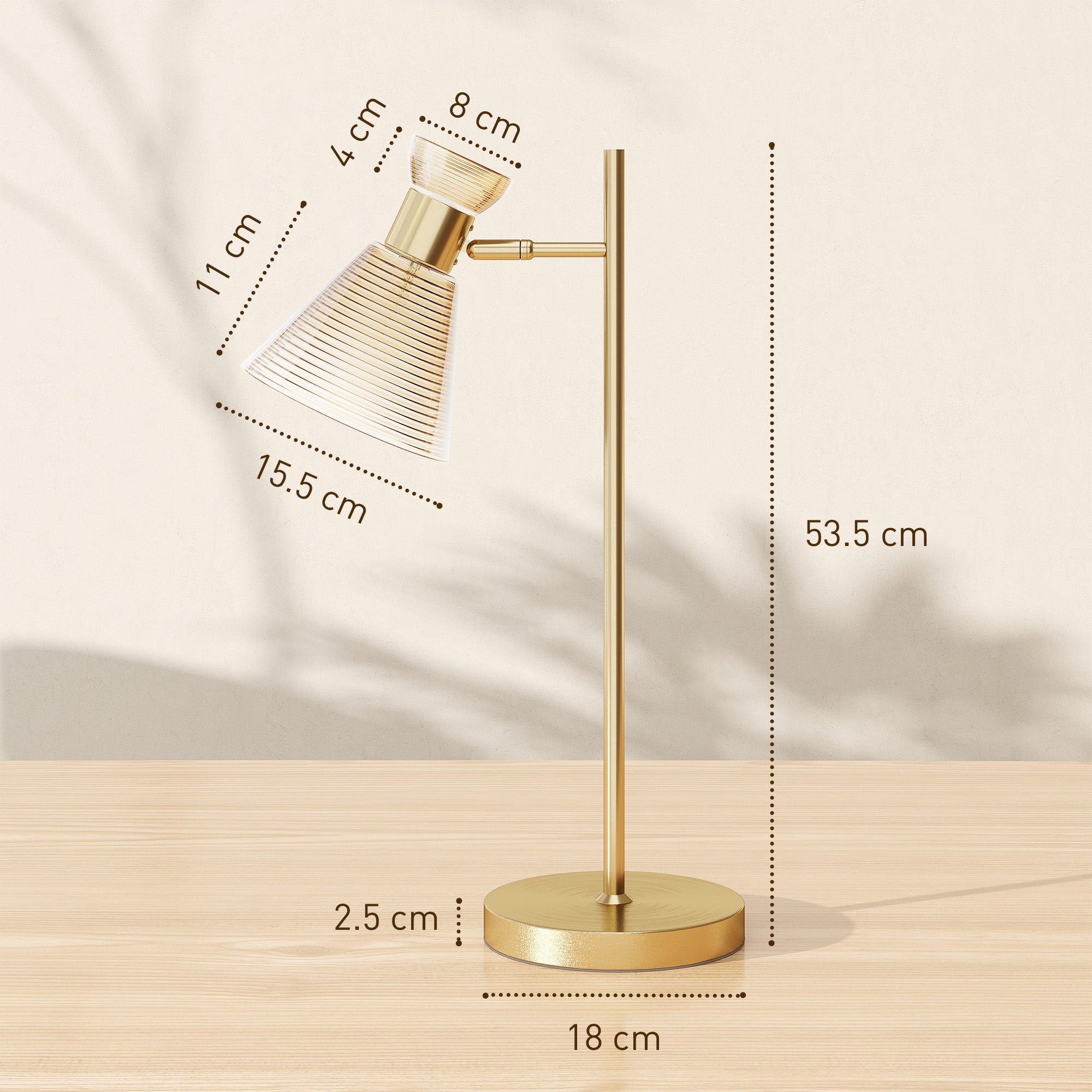 Modern Bedside Table Lamp with Adjustable Flower-Shaped Head