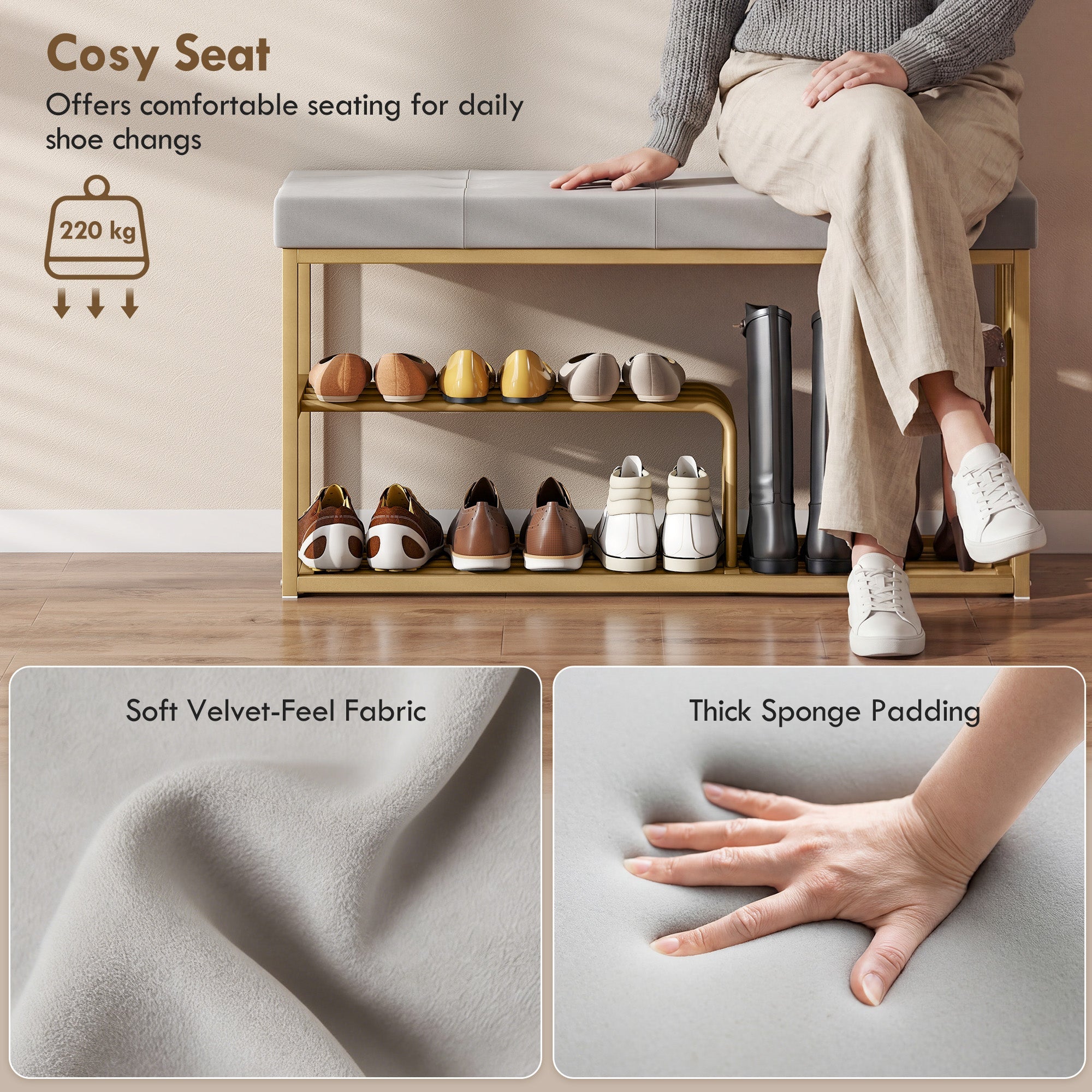 Bench and Shoe Storage