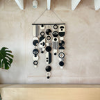 Handmade Modern Monochrome Wooden Wall Art - Home Decor Tapestry