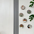 Geometric Fridge Magnets - Pastel colours - Set of 6