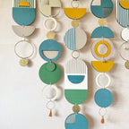 Bauhaus Wall Art - Geometric Wall Sculpture - Home Decor - Colourful Art
