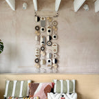 Handmade Modern Monochrome Wooden Wall Art - Tapestry