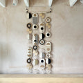 Handmade Modern Monochrome Wooden Wall Art - Tapestry