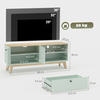 Modern TV Stand Cabinet for Television up to 36 Inch