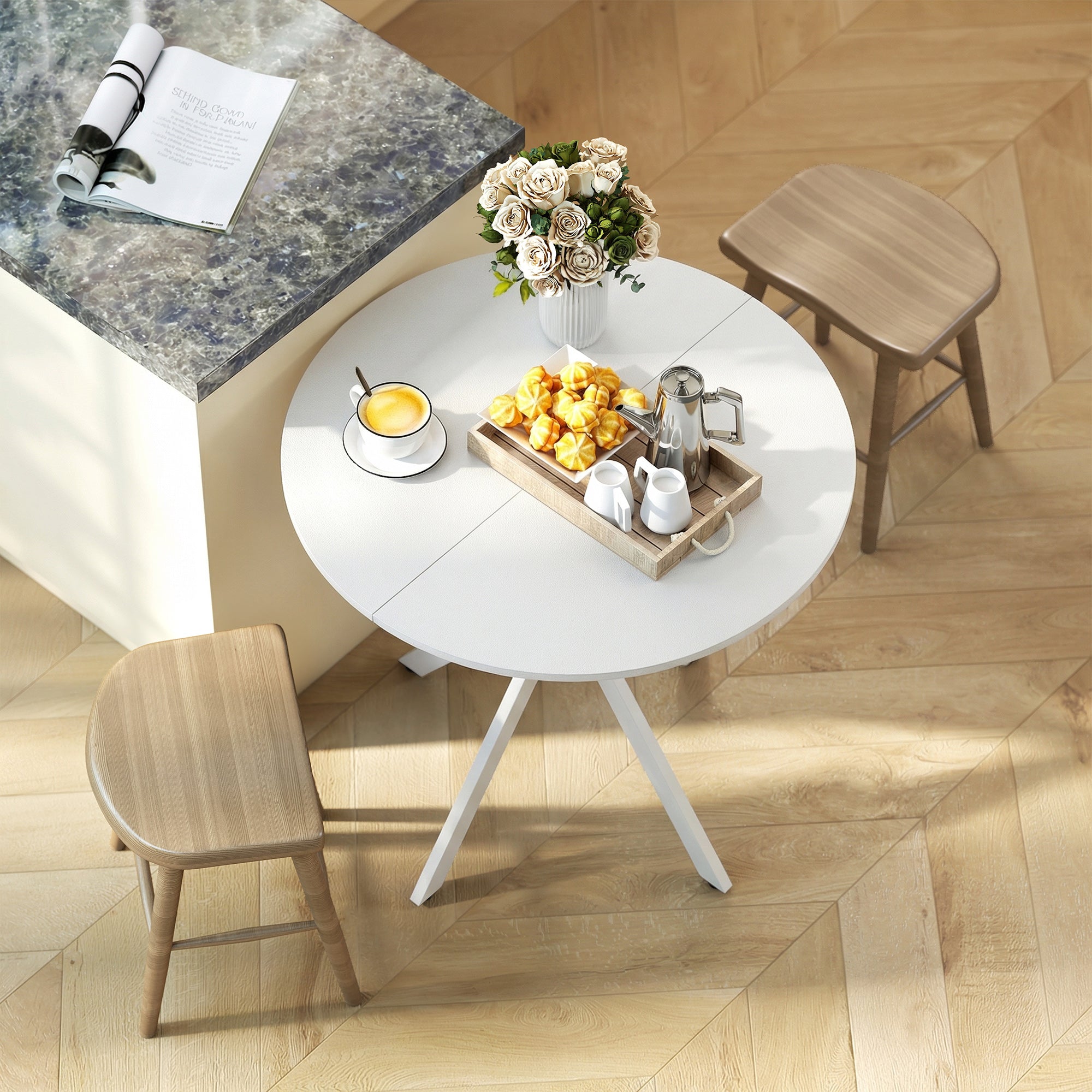 Industrial Round Dining Table
