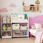 Kids Toy Storage Unit, Bookshelf and Toy Organiser