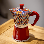 Bialetti x Dolce&Gabbana Sicilian Cart Moka Express Stovetop Coffee Maker