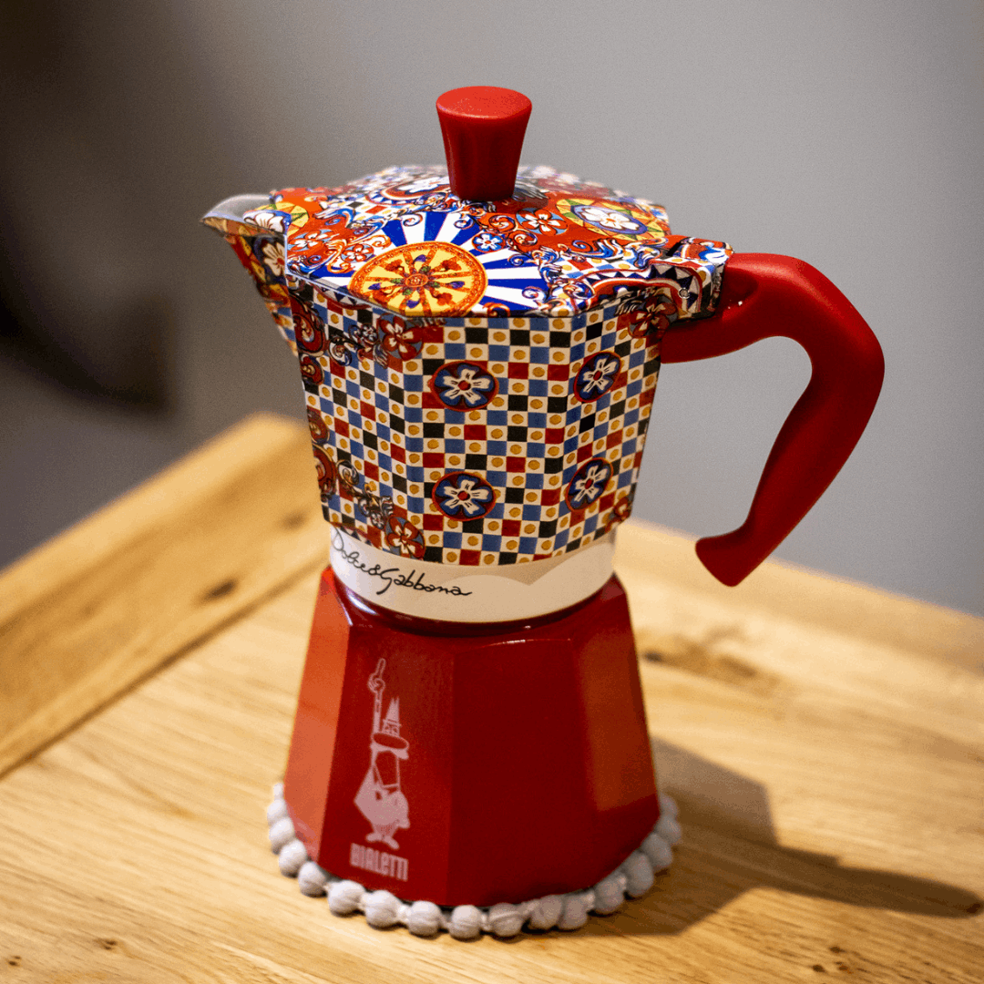 Bialetti x Dolce&Gabbana Sicilian Cart Moka Express Stovetop Coffee Maker