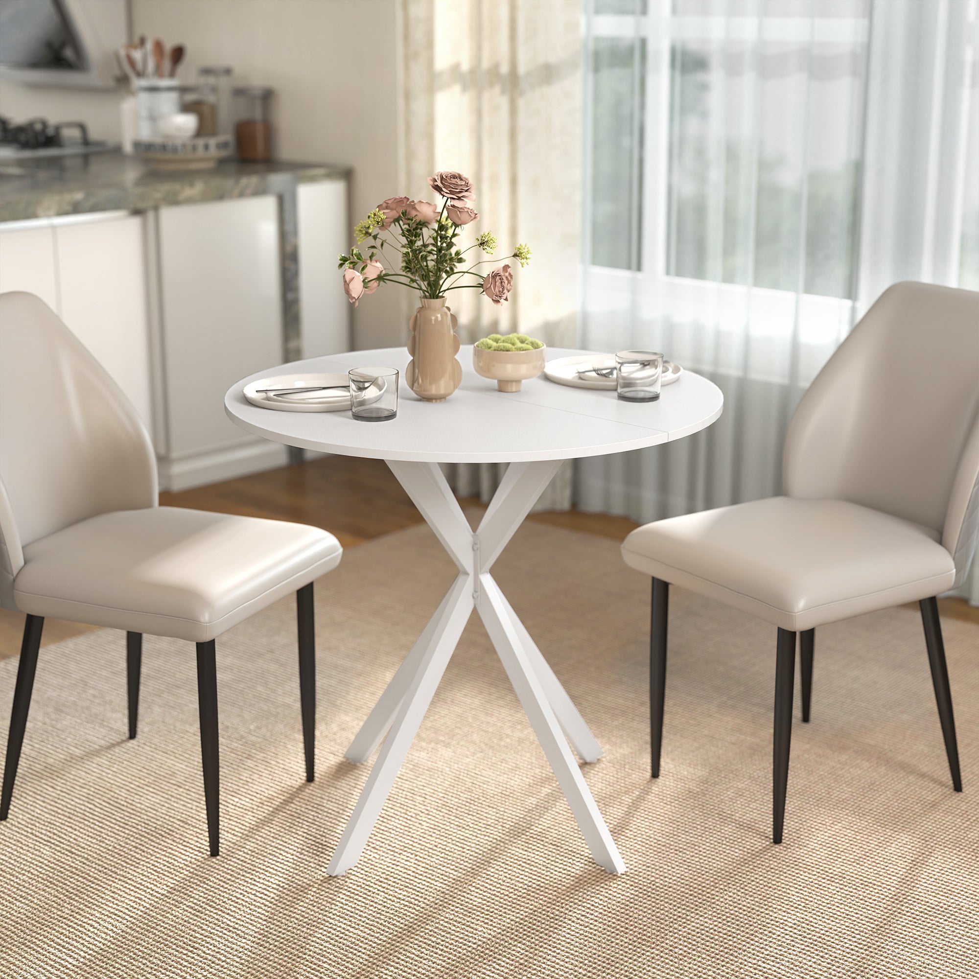Industrial Round Dining Table