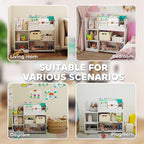 Kids Toy Storage Unit, Bookshelf and Toy Organiser