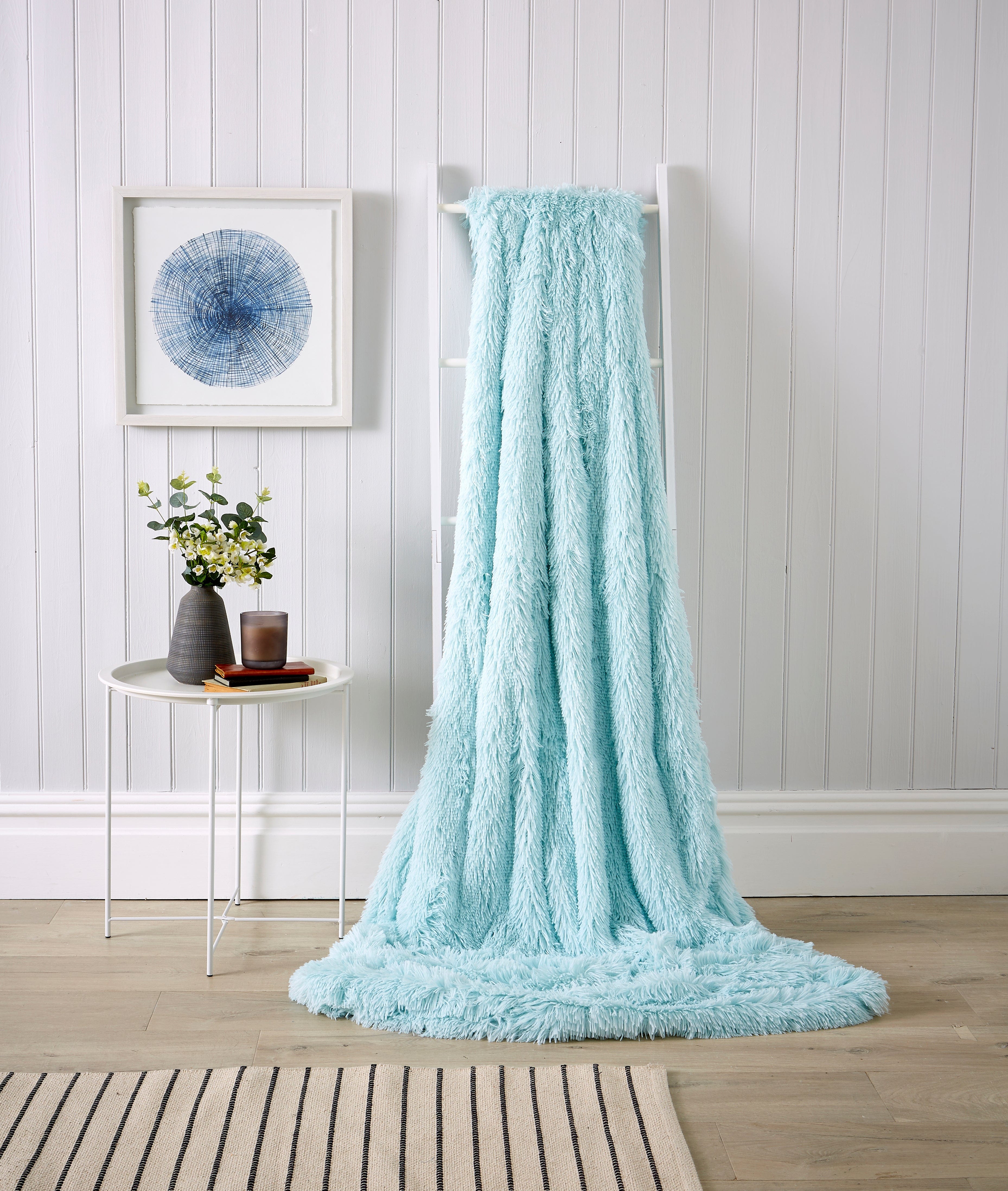 Oversized Chunky Soft Fleece Blanket Fluffy Throw