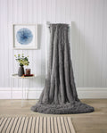 Oversized Chunky Soft Fleece Blanket Fluffy Throw