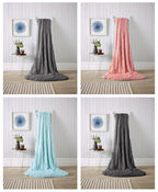 Oversized Chunky Soft Fleece Blanket Fluffy Throw