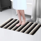 Quick-Drying, Stripe Bathmat - Anti-Slip