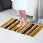 Quick-Drying, Stripe Bathmat - Anti-Slip