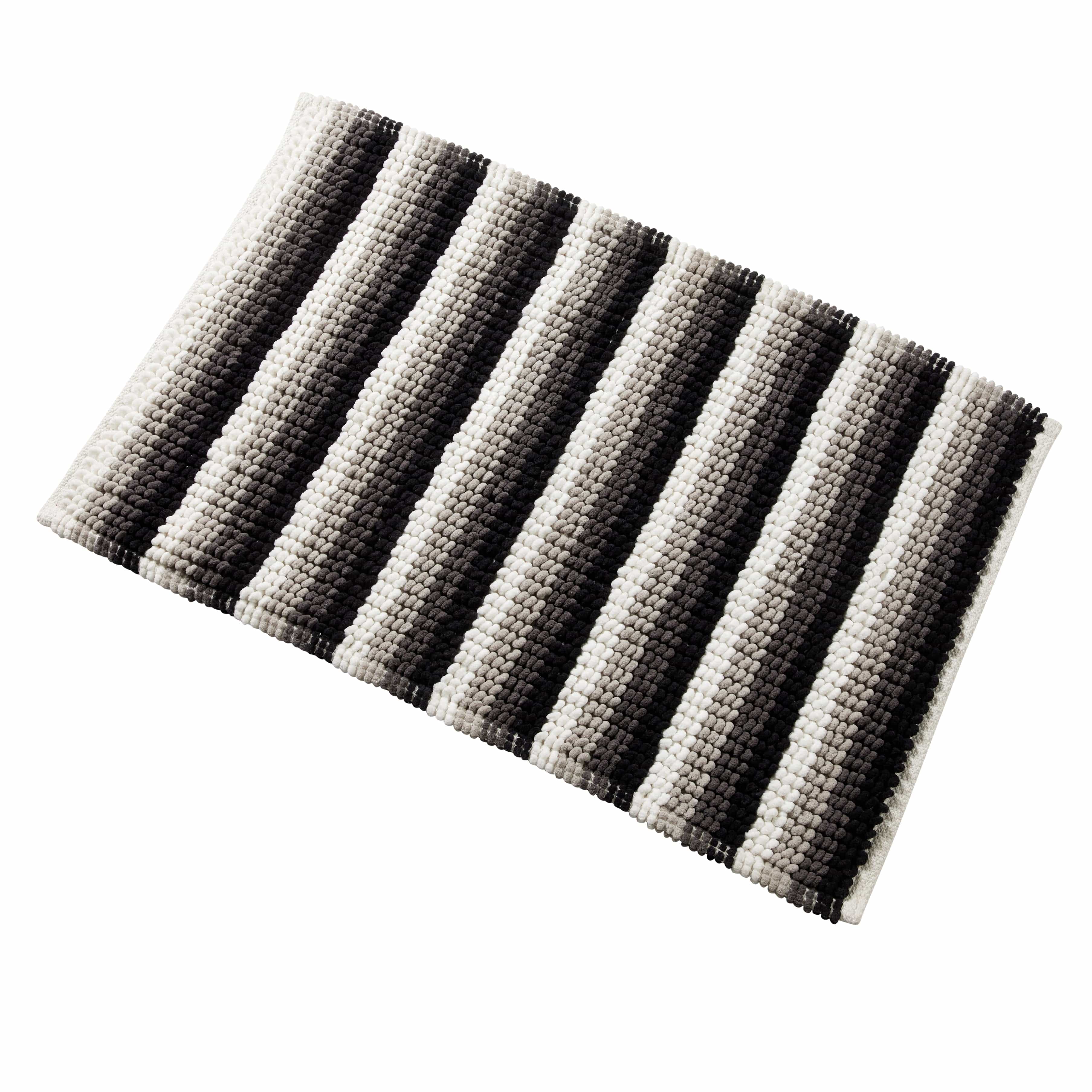 Quick-Drying, Stripe Bathmat - Anti-Slip