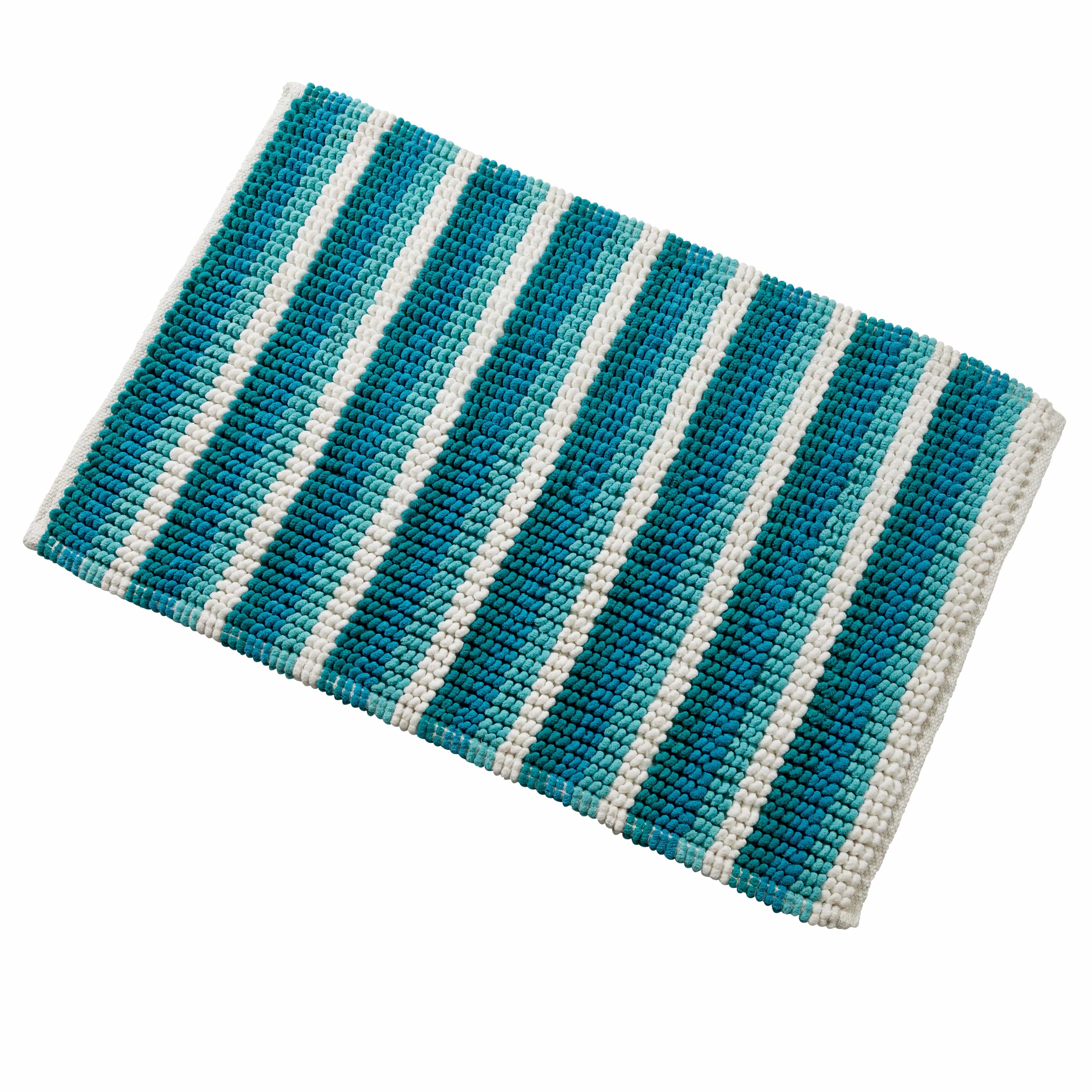 Quick-Drying, Stripe Bathmat - Anti-Slip