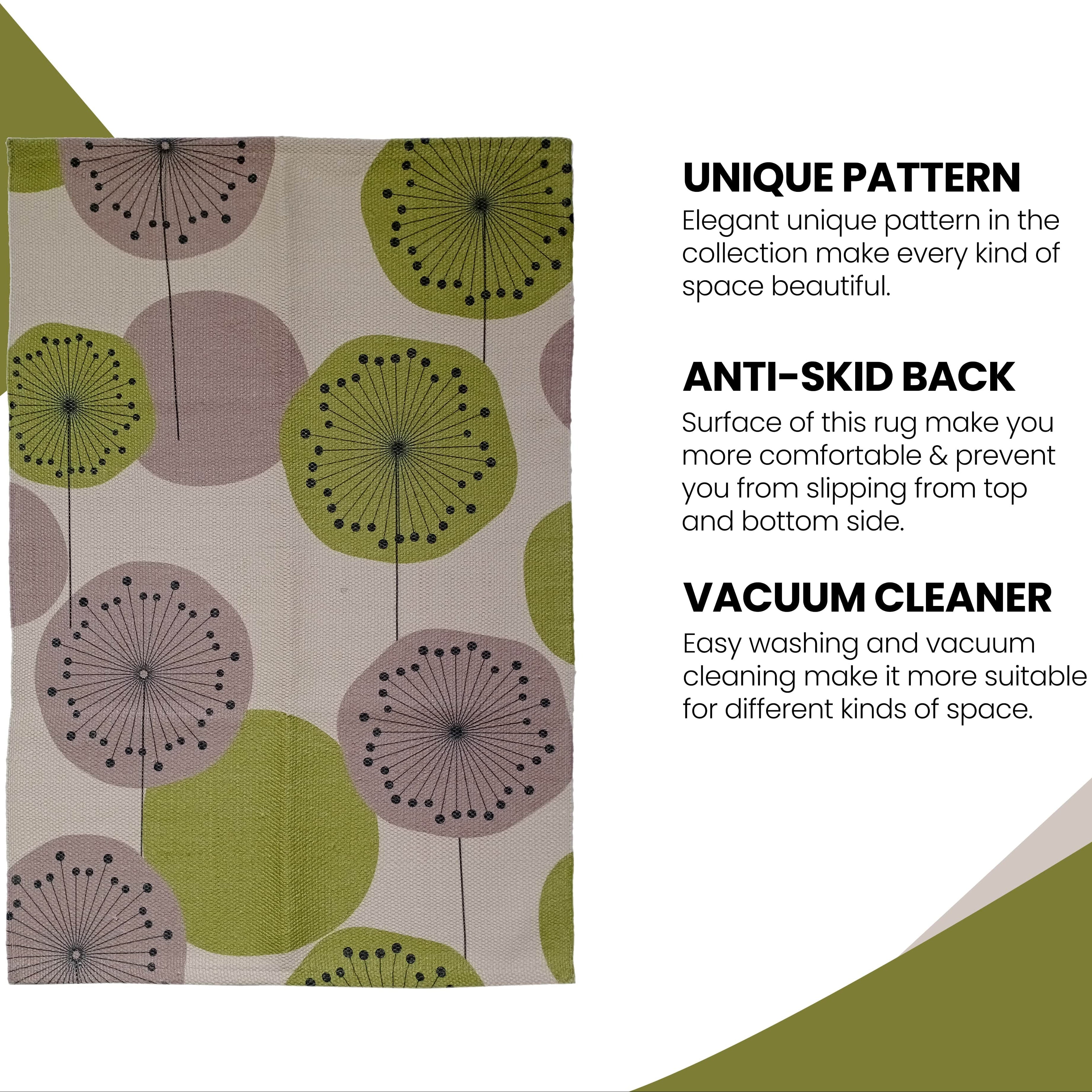 Rug Flor Design Modern Non Slip