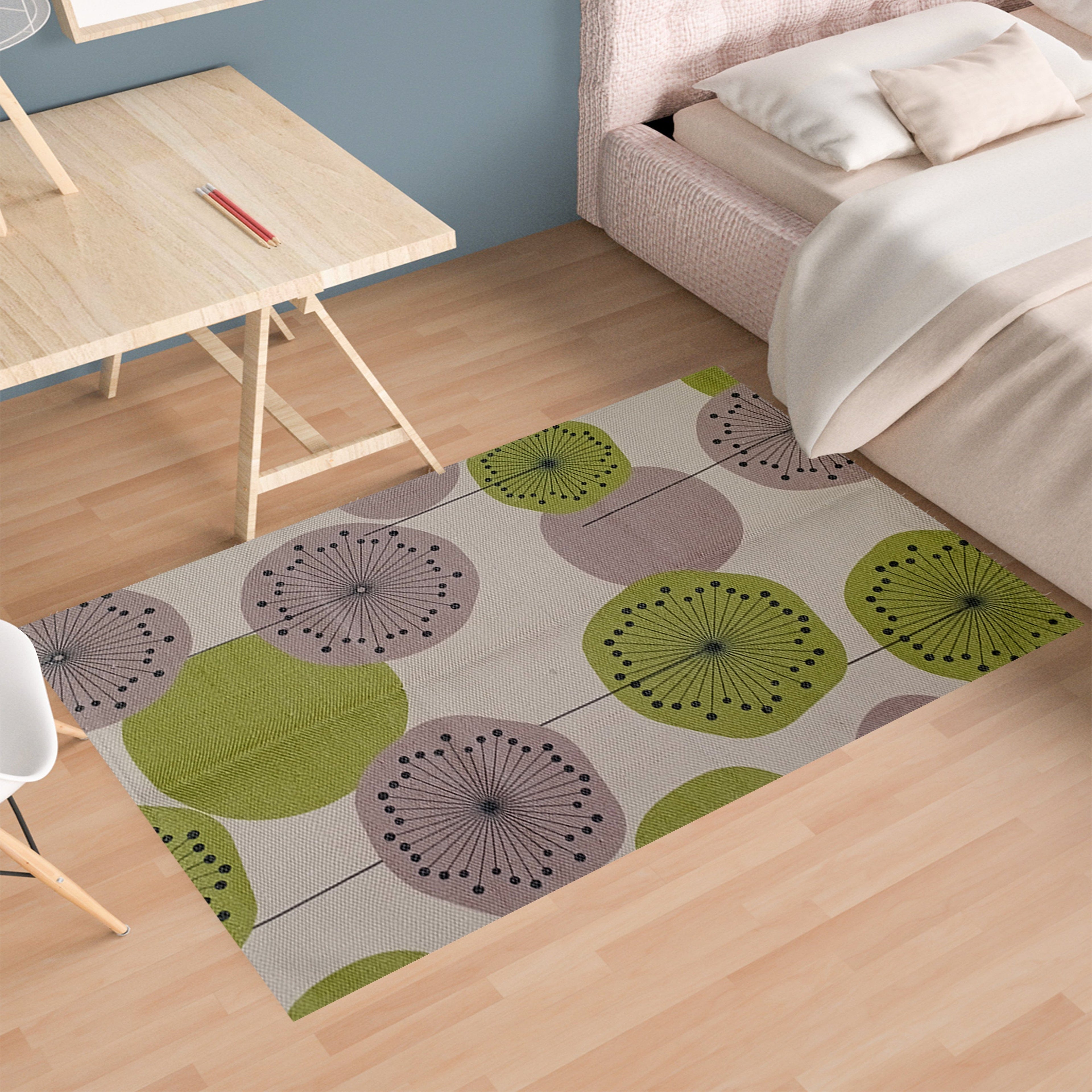 Rug Flor Design Modern Non Slip
