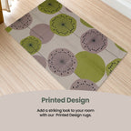 Rug Flor Design Modern Non Slip
