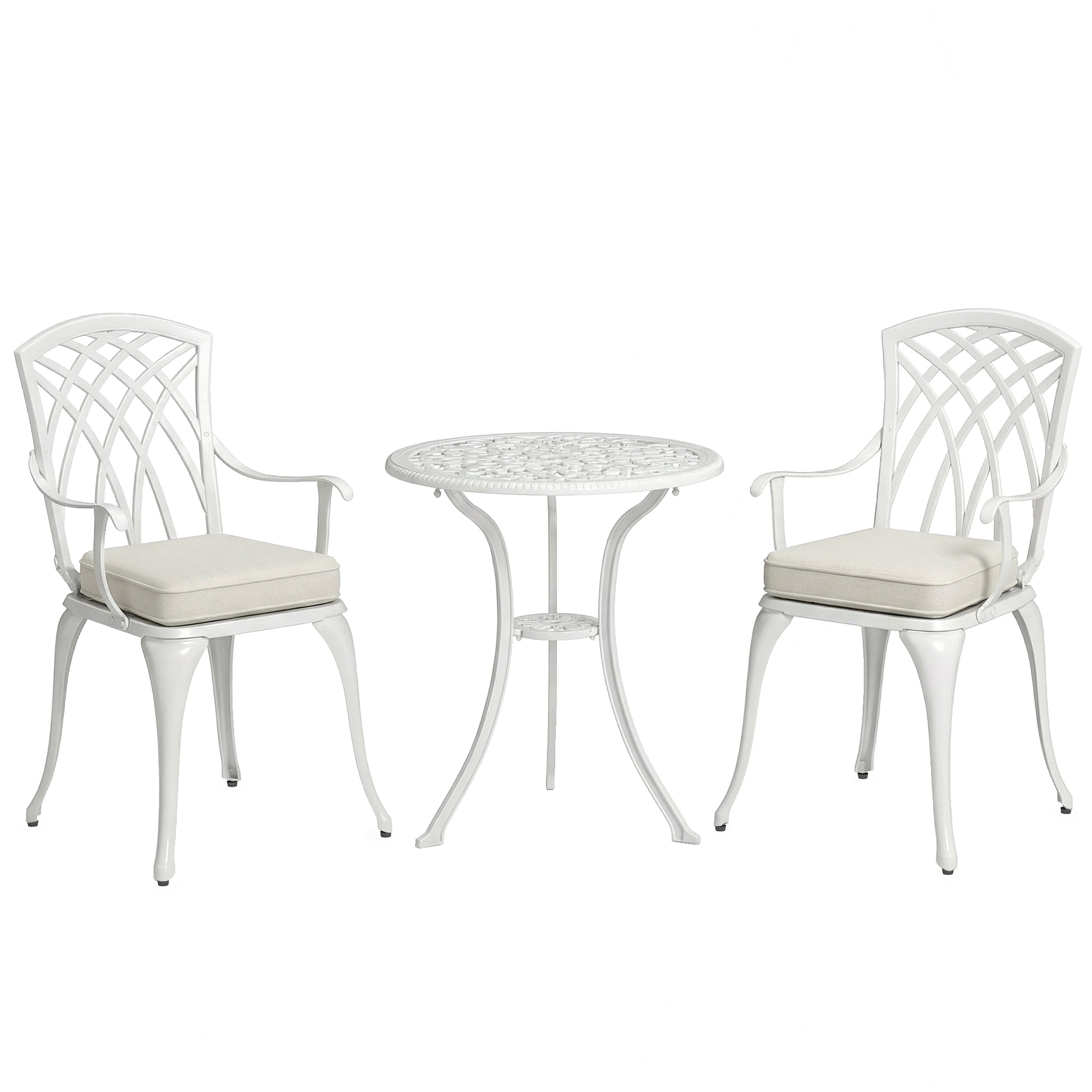 Three-Piece Cast Aluminium Bistro Set