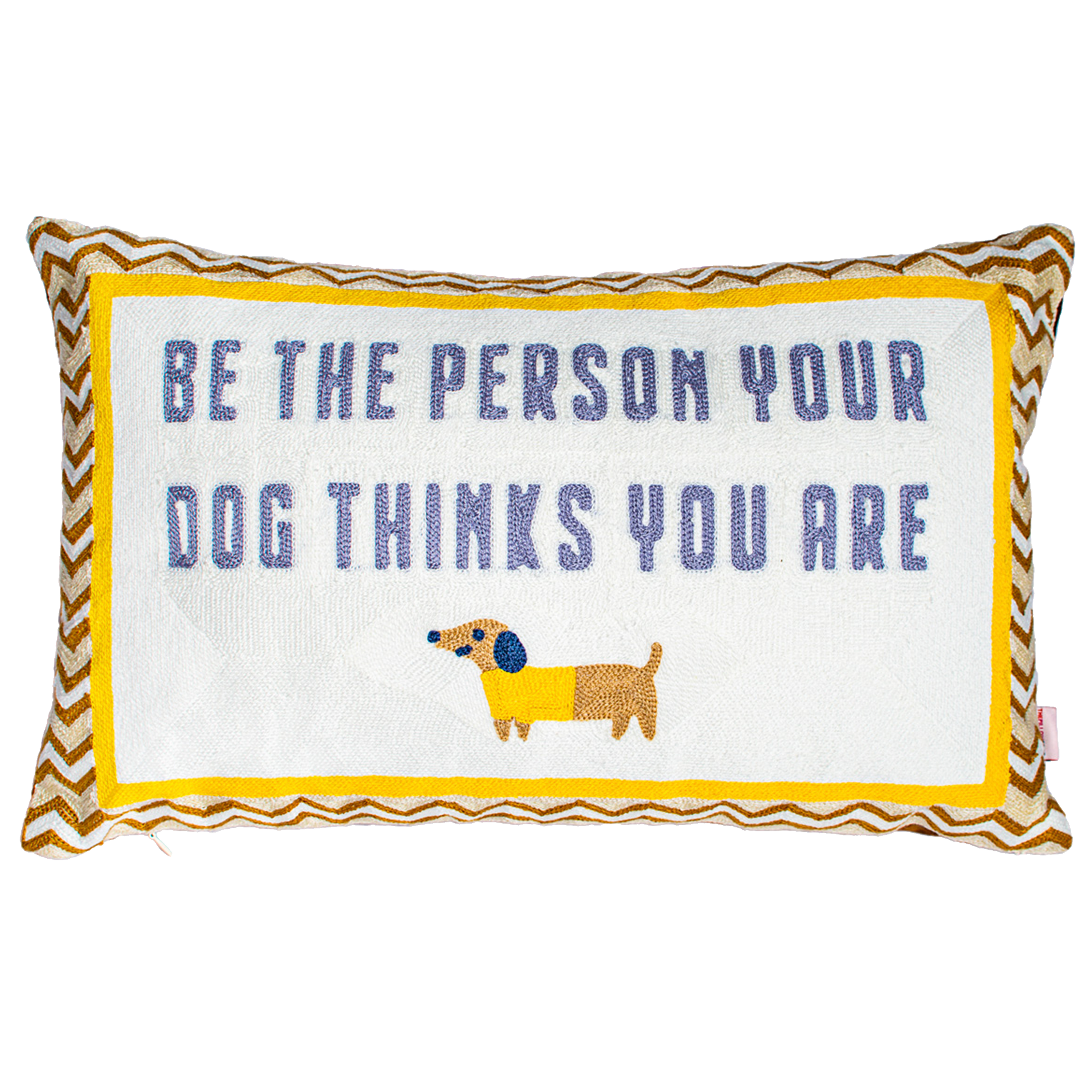 Dachshund Needlepoint Cushion – Dog Lover Gift