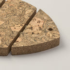Twist Cork Sea Bass Trivet - Heat Resistant Kitchen Surface Protector