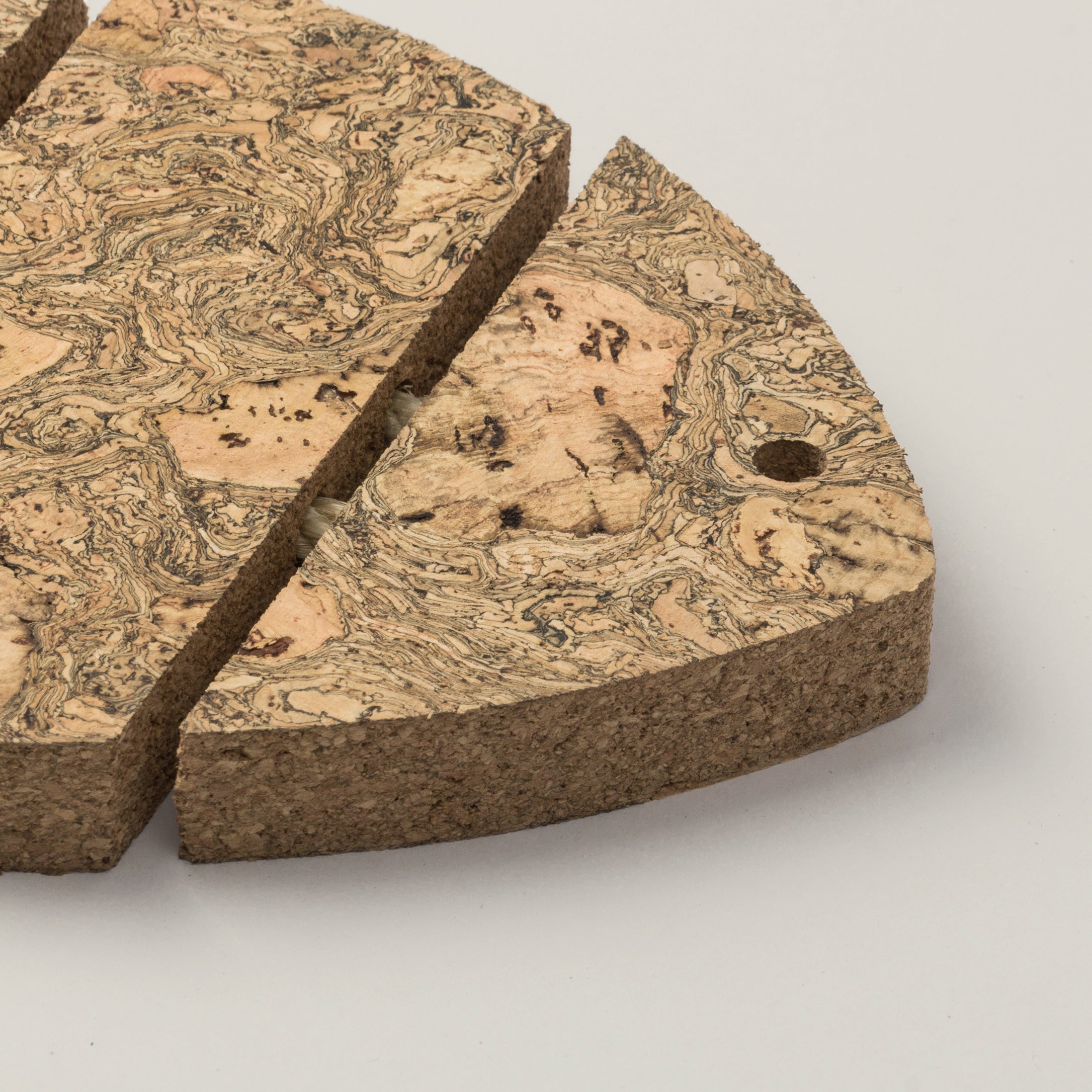 Twist Cork Sea Bass Trivet - Heat Resistant Kitchen Surface Protector