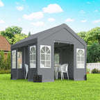 3 x 3 m Party Tent with Removable Sidewalls, 4 Zipped Doors | UV30+