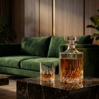 Dorchester Crystal Whisky Decanter Set – 3 Pieces