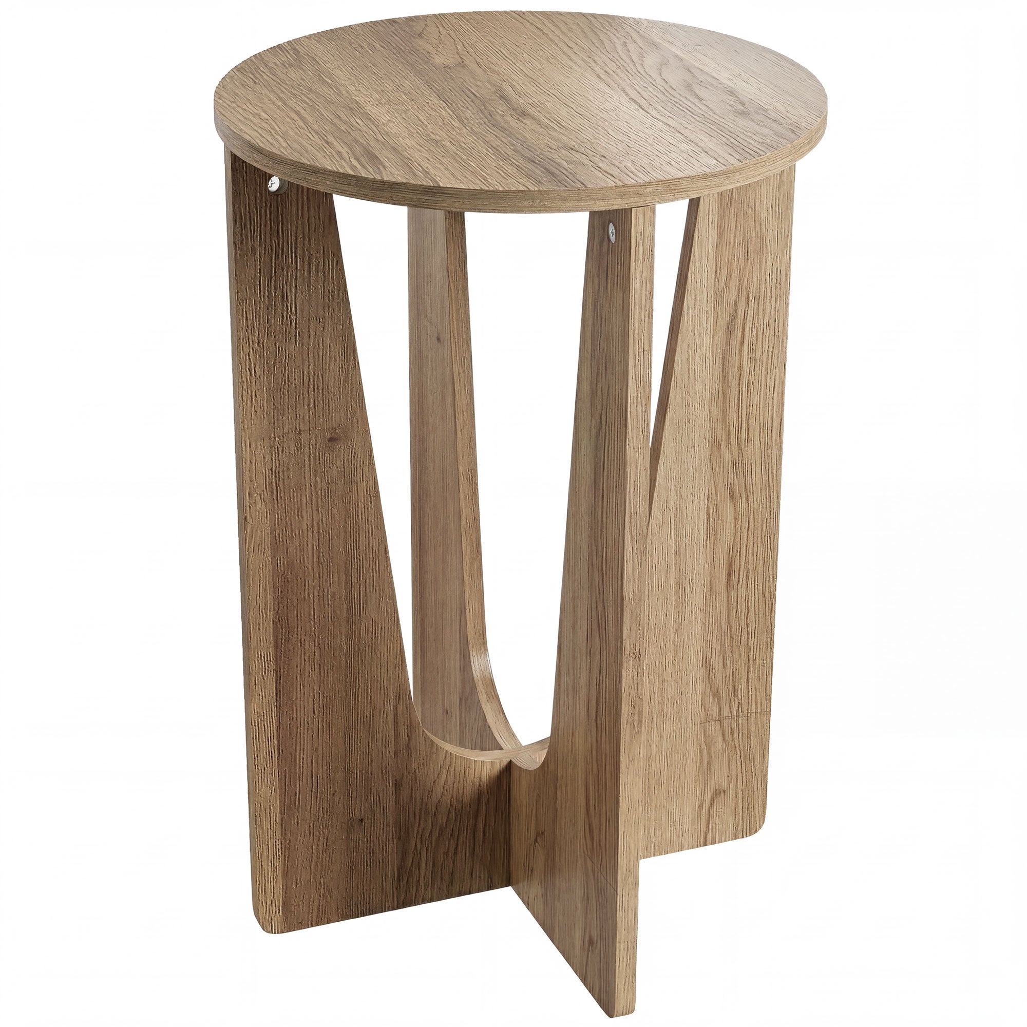 End Table Compact Round Side Table