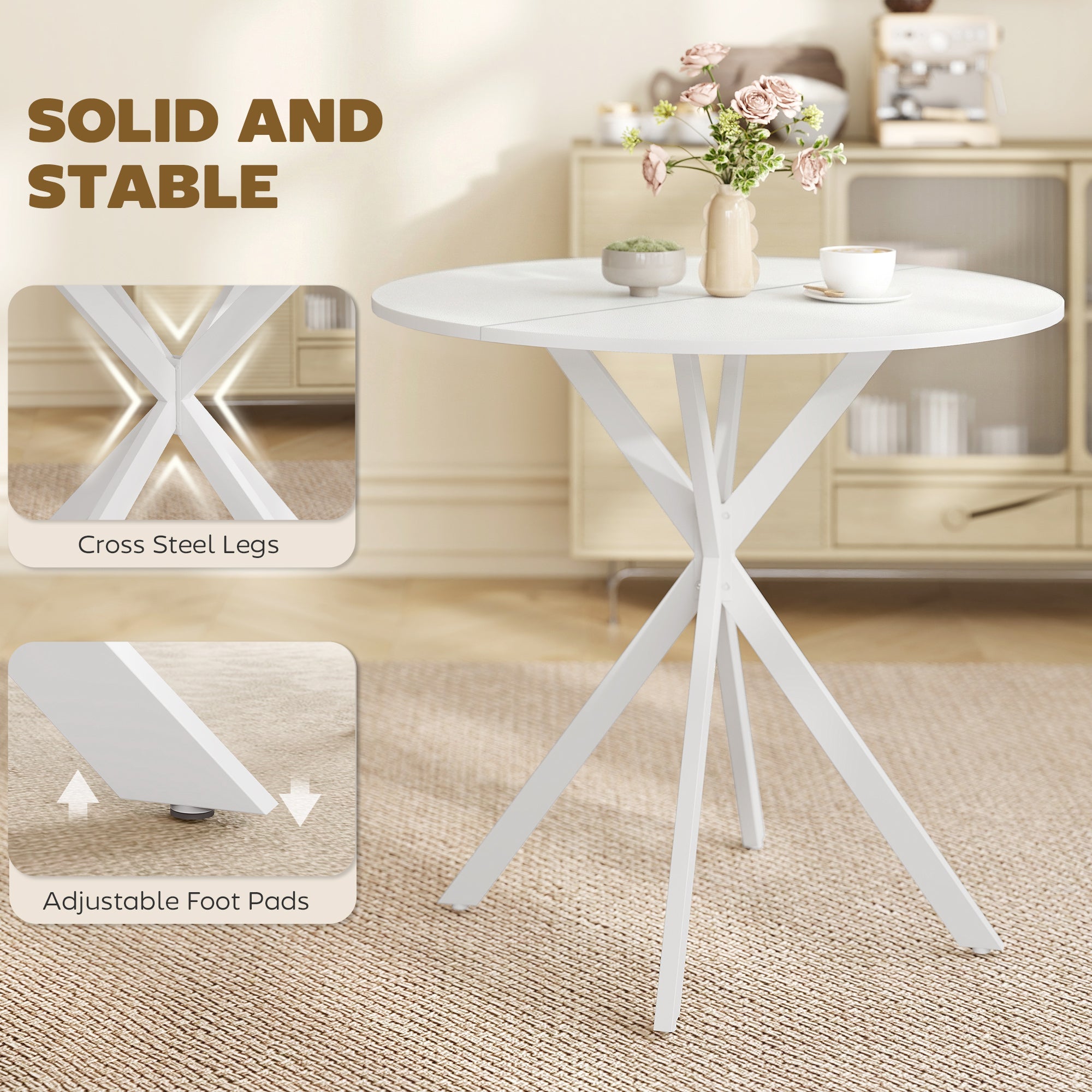 Industrial Round Dining Table