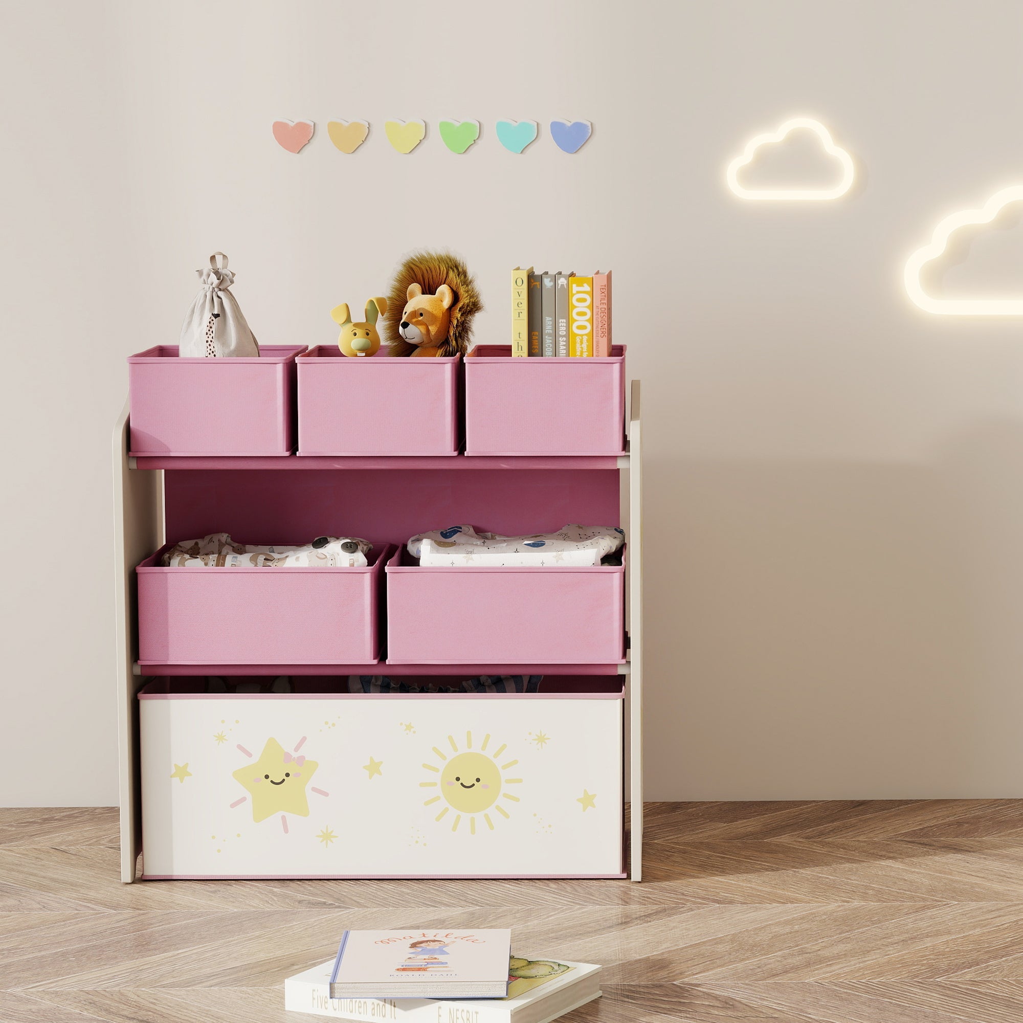 Kids Toy Storage Units, 3-Tier